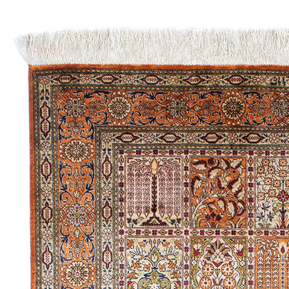 Perzisch tapijt - Ghom - 150 x 97 cm - veelkleurig