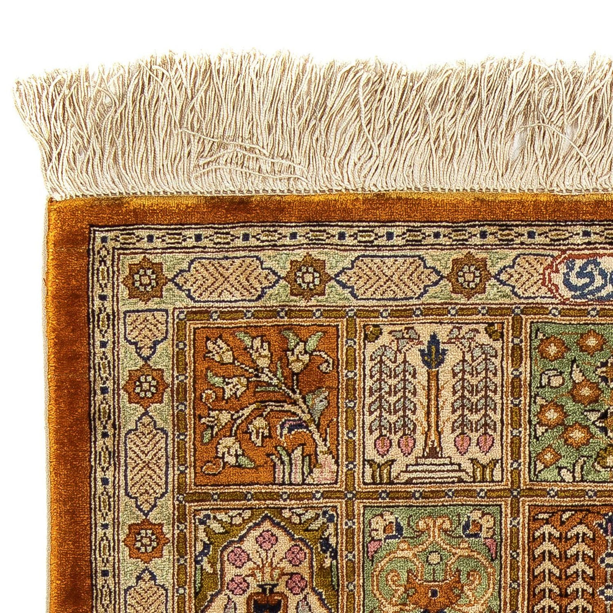 Qom Tapijt 55x76cm - Perzisch tapijt