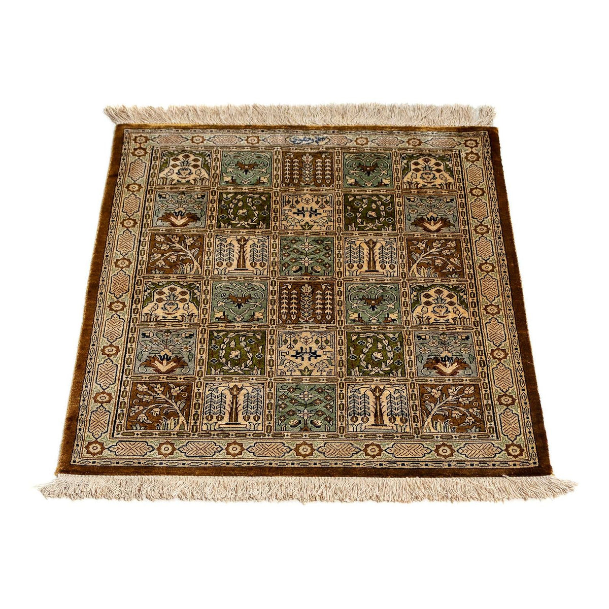 Perzisch tapijt - Ghom - 72 x 54 cm - veelkleurig