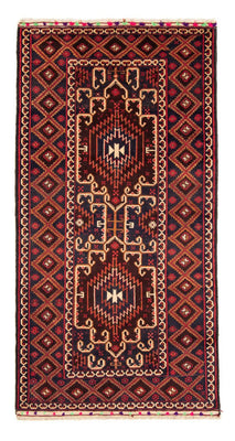 Loper Baluch tapijt - 212 x 109 cm - roest