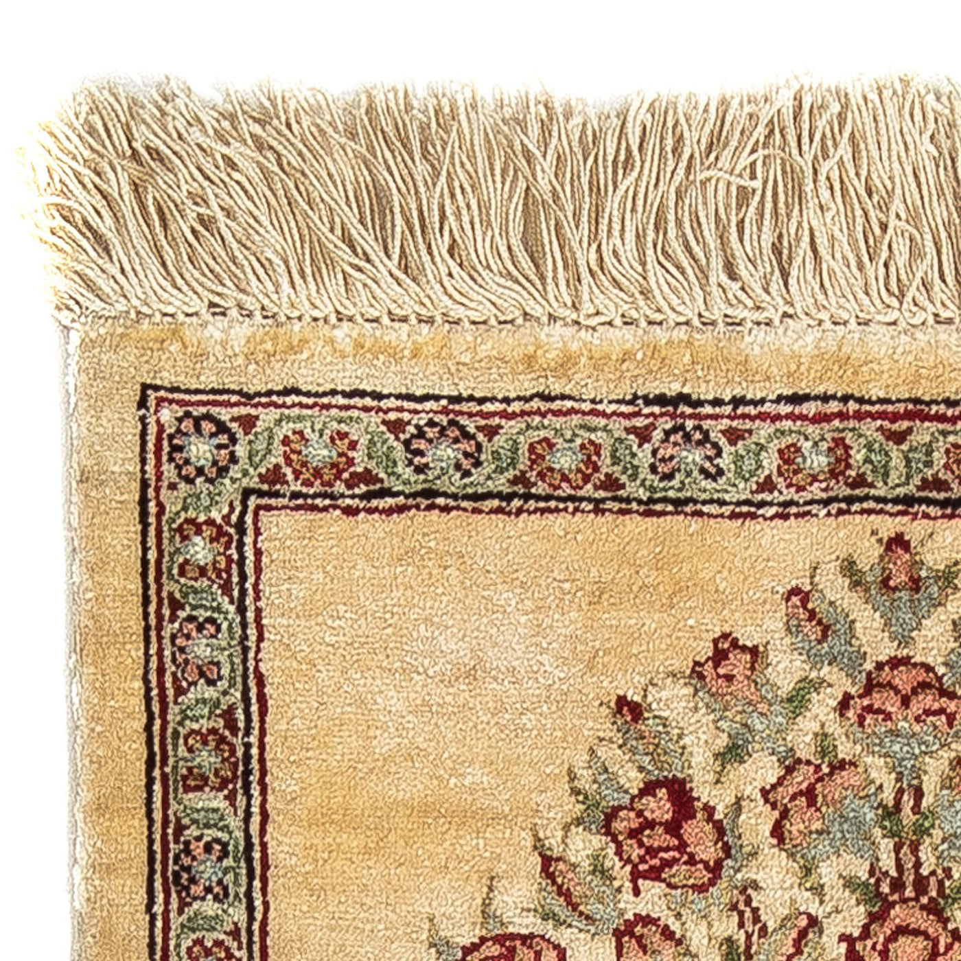Qom zijde Tapijt 41x31cm - Perzisch tapijt