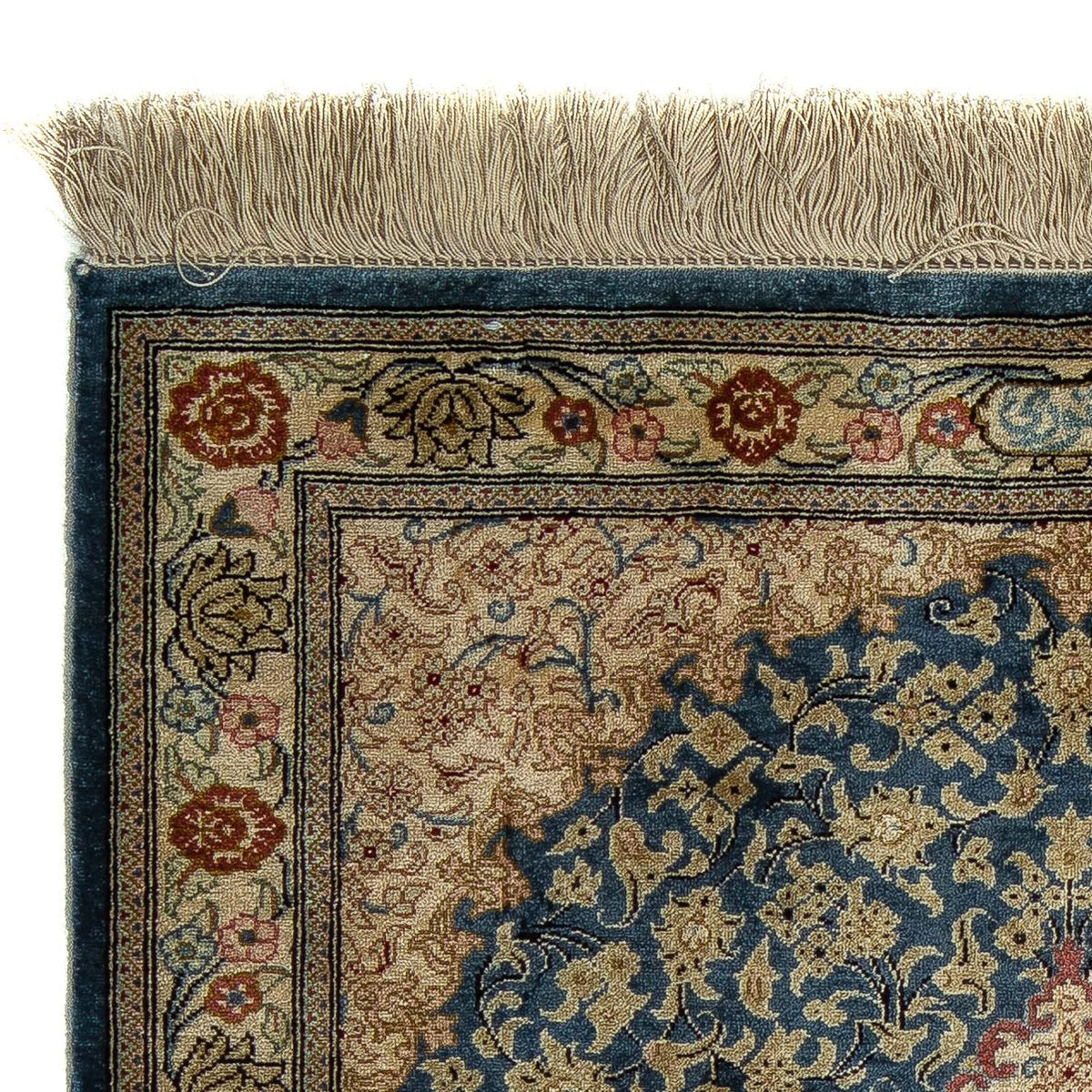 Qom Tapijt 58x83cm - Perzisch tapijt