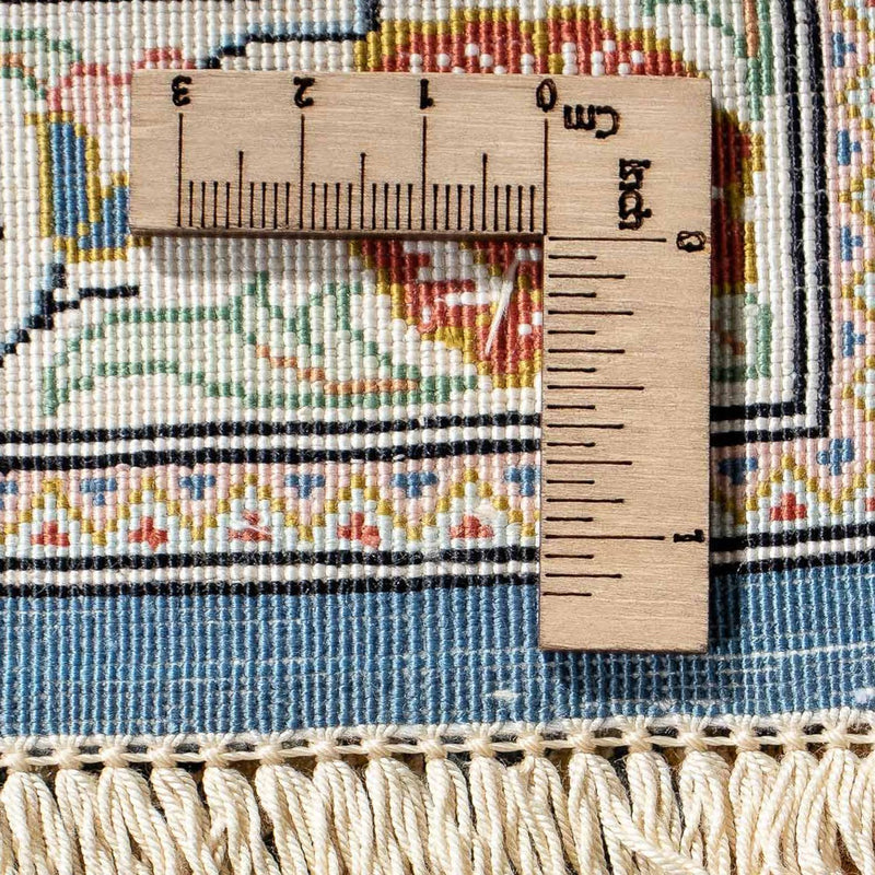 Perzisch tapijt - Ghom - 83 x 58 cm - donkerblauw