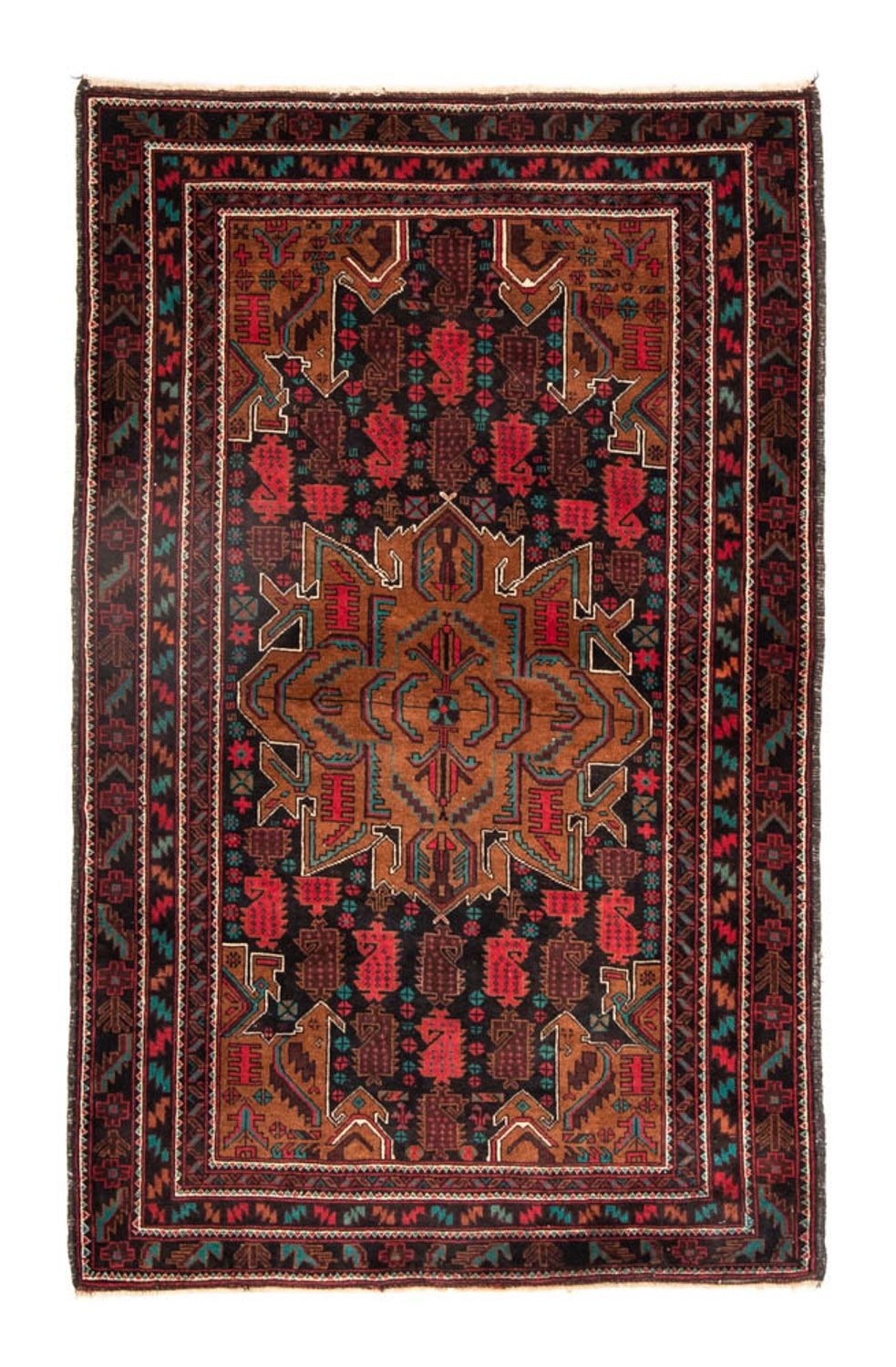 Baluch tapijt - 185 x 113 cm - zwart