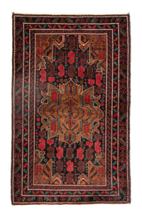 Baluch tapijt - 185 x 113 cm - zwart