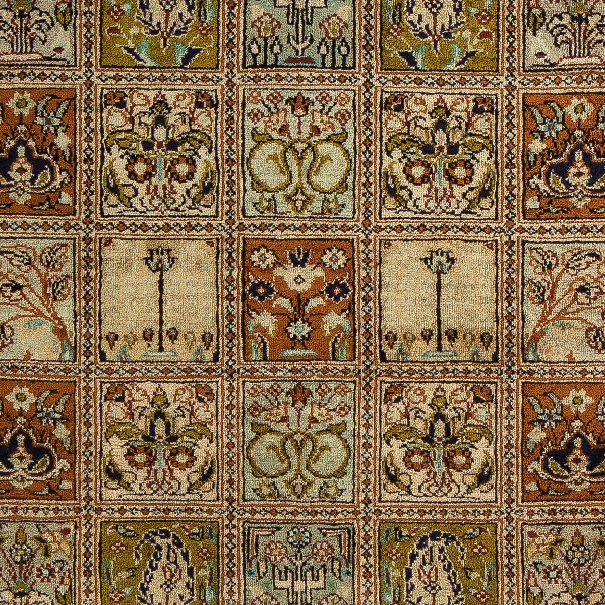 Perzisch tapijt - Ghom - 65 x 53 cm - veelkleurig