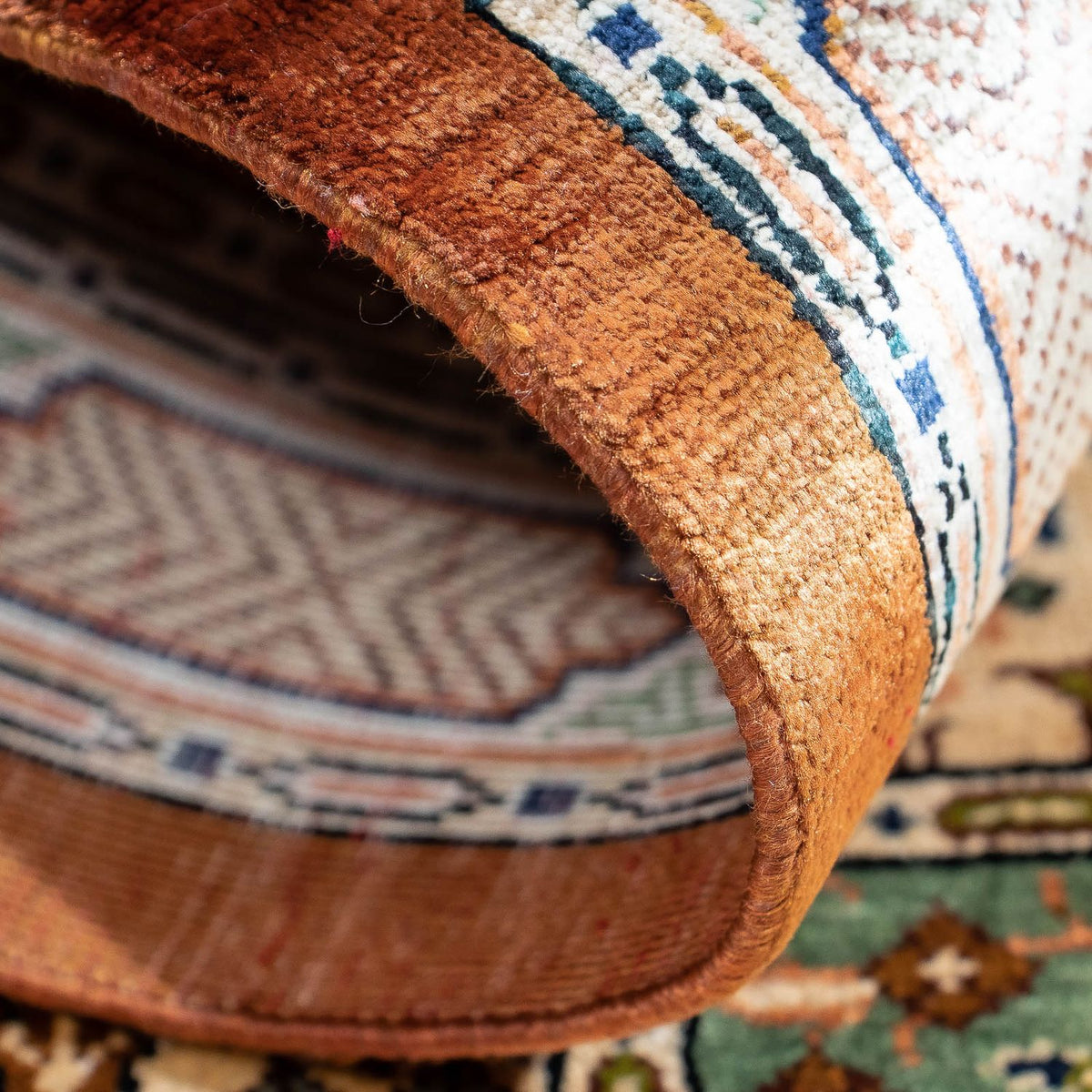 Perzisch tapijt - Ghom - 75 x 56 cm - veelkleurig