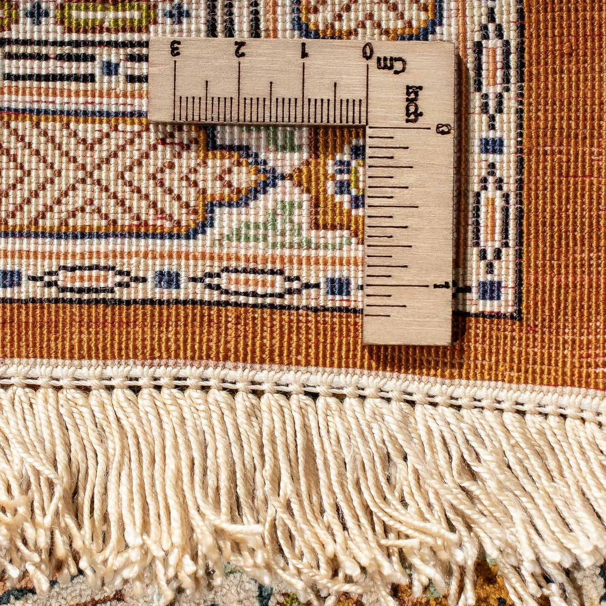 Perzisch tapijt - Ghom - 75 x 56 cm - veelkleurig