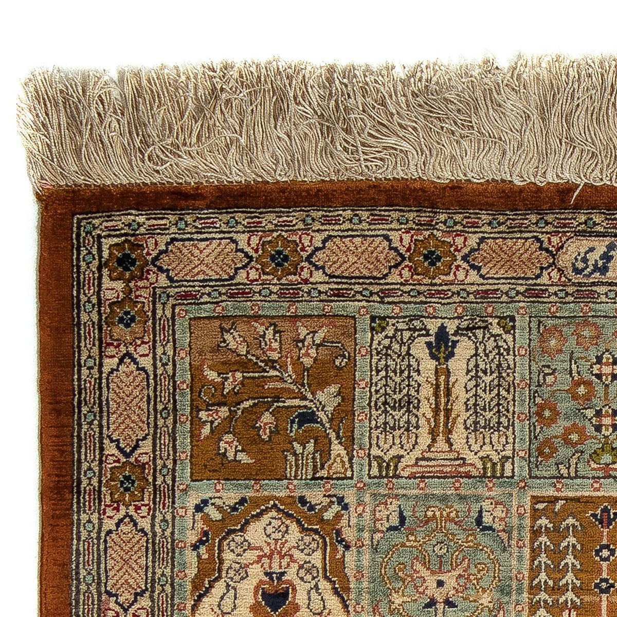 Qom Tapijt 55x75cm - Perzisch tapijt