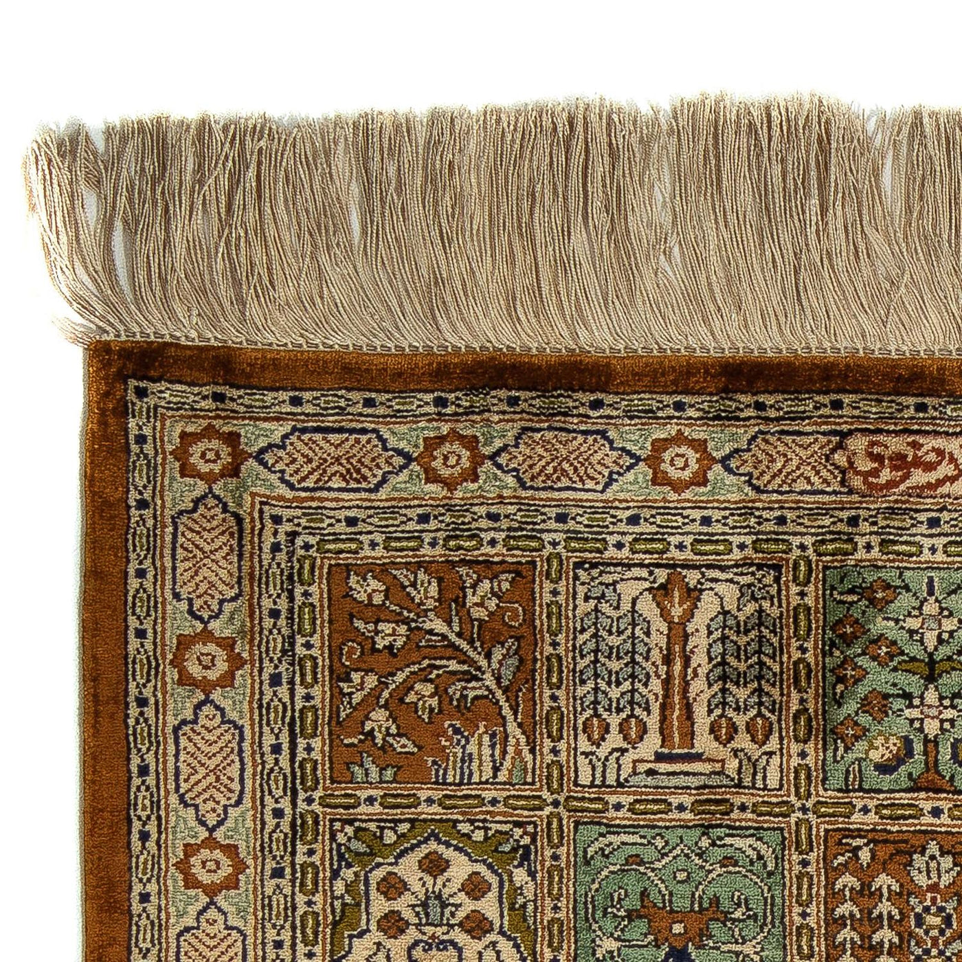 Qom Tapijt 71x57cm - Perzisch tapijt