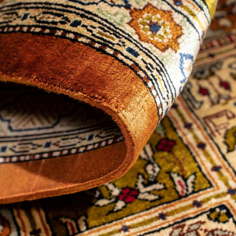 Perzisch tapijt - Ghom - 72 x 56 cm - veelkleurig