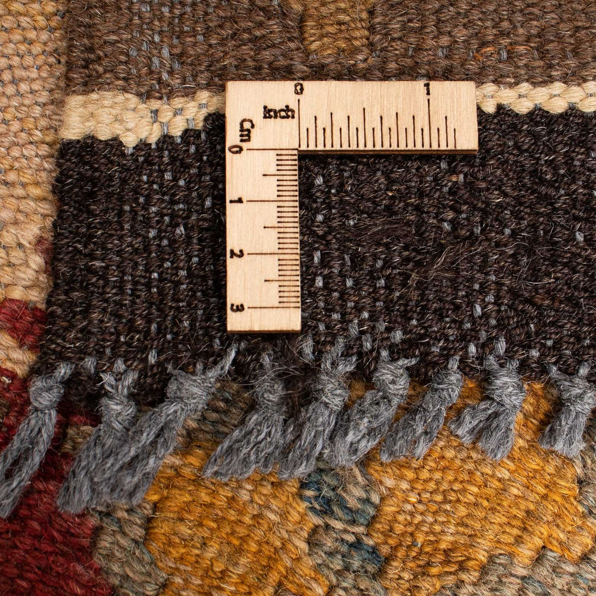 Kelim tapijt - Splash - 201 x 153 cm - veelkleurig