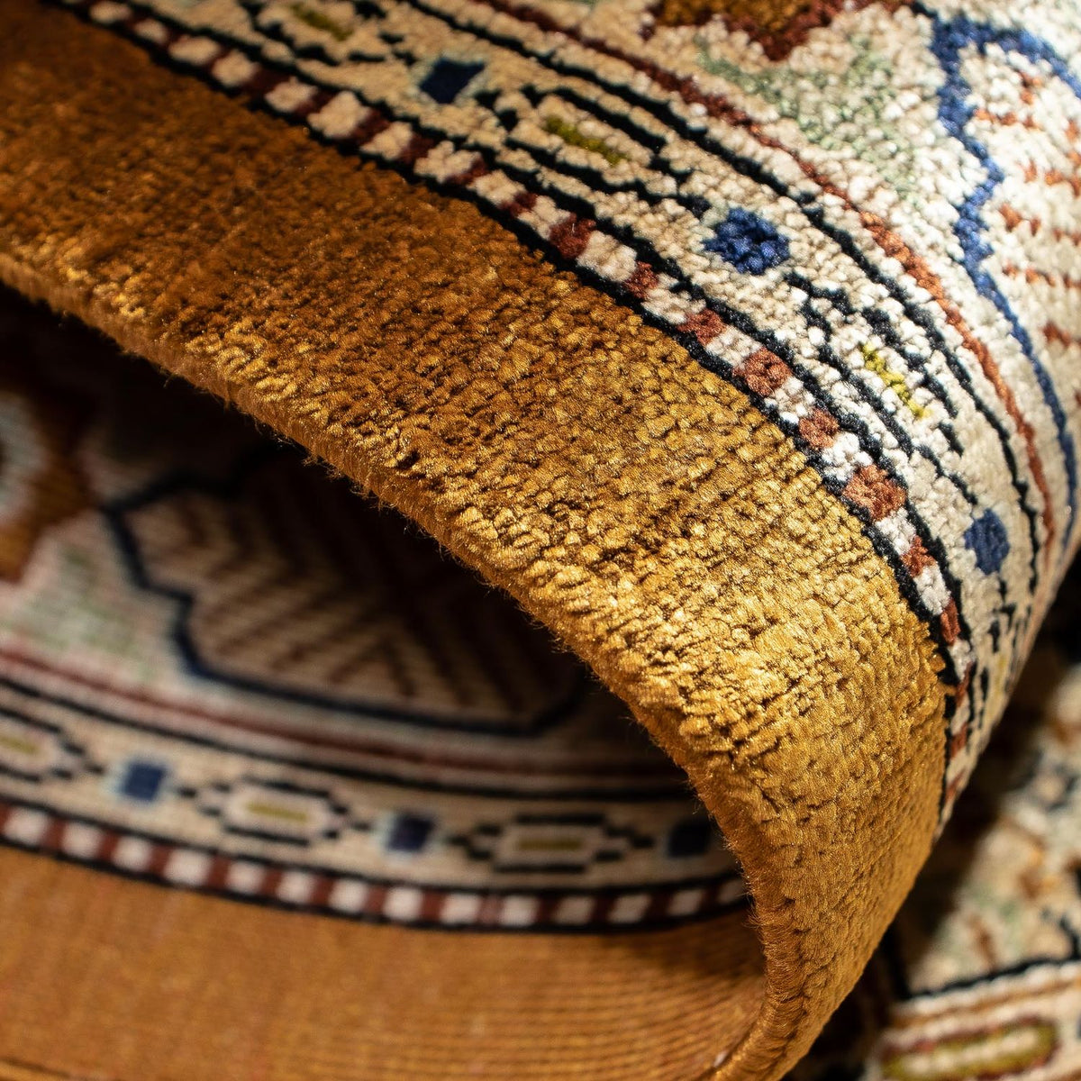 Perzisch tapijt - Ghom - 77 x 57 cm - veelkleurig