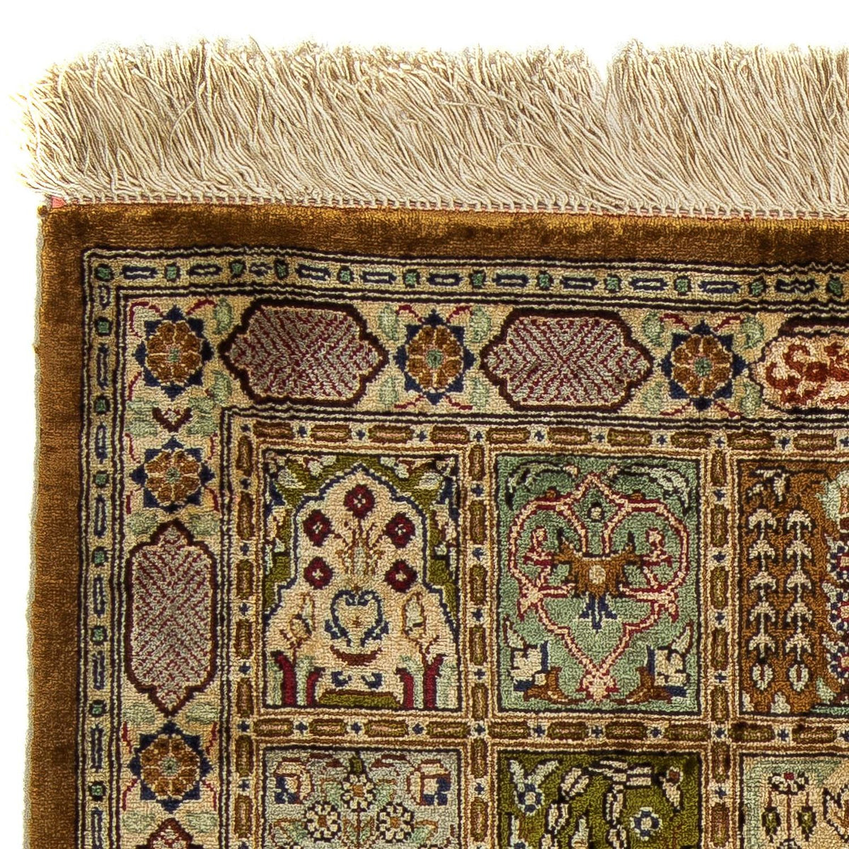 Perzisch tapijt - Ghom - 75 x 54 cm - veelkleurig