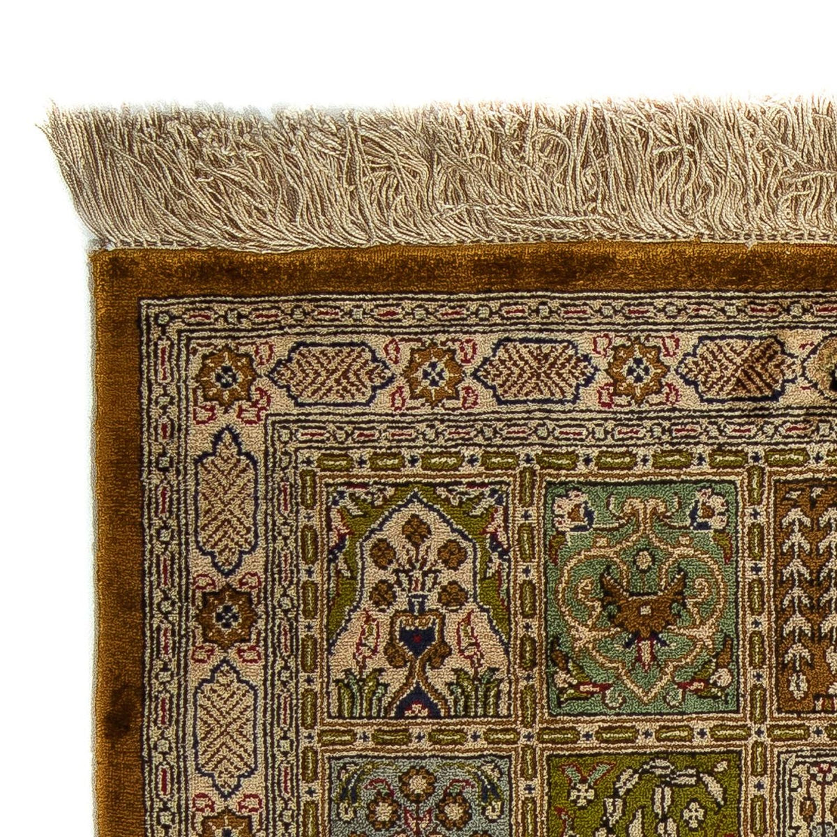 Qom Tapijt 54x73cm - Perzisch tapijt