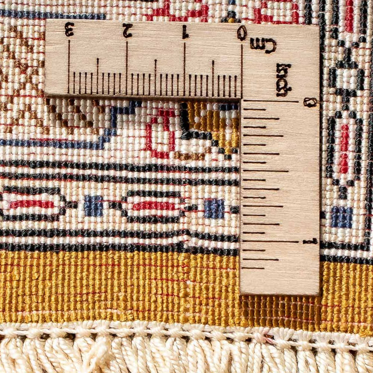 Perzisch tapijt - Ghom - 73 x 54 cm - veelkleurig