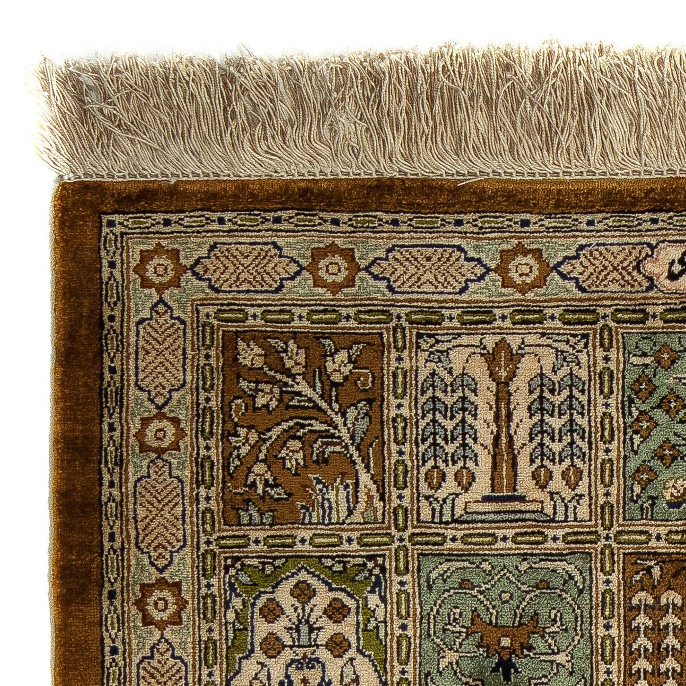 Qom Tapijt 77x58cm - Perzisch tapijt
