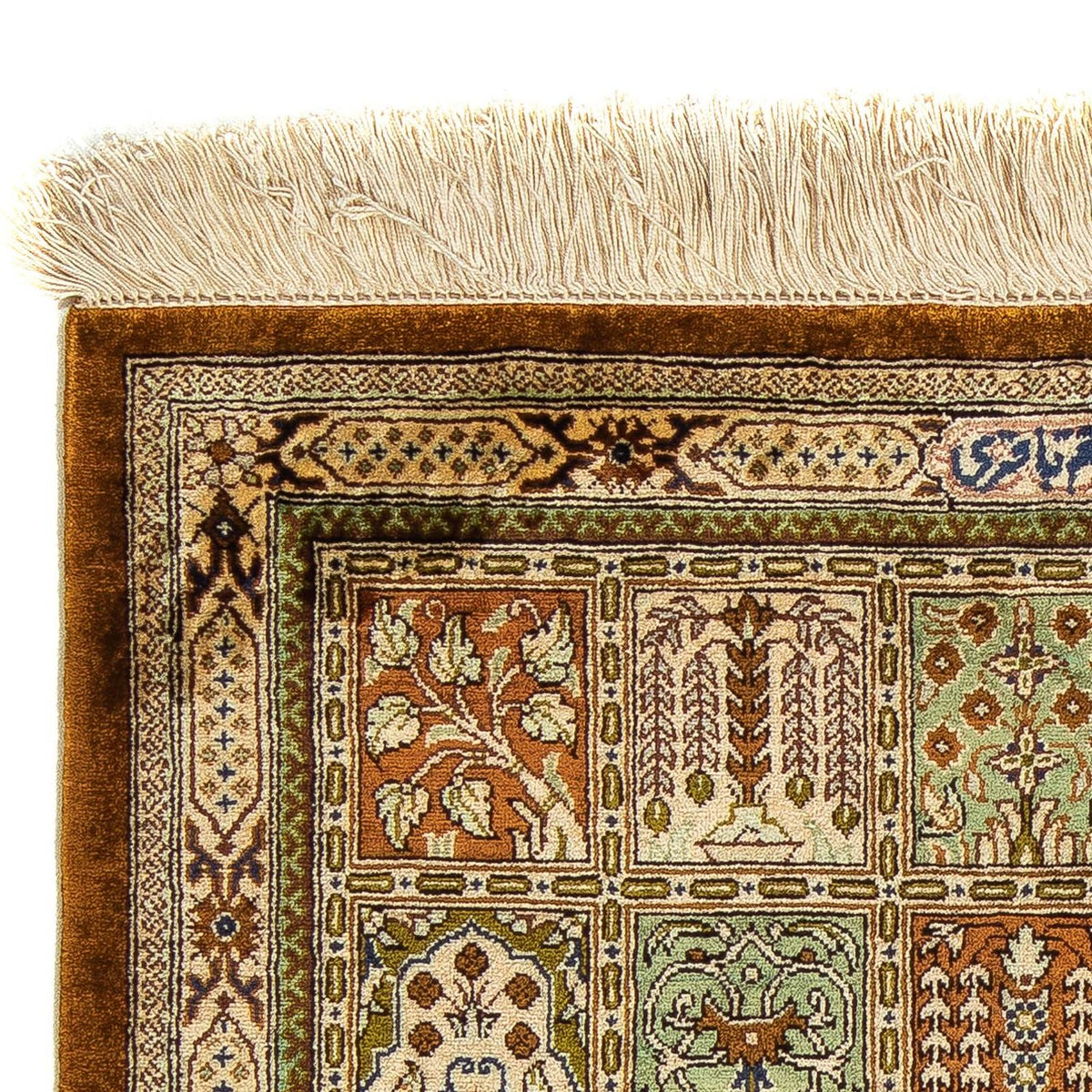 Perzisch tapijt - Ghom - 77 x 55 cm - veelkleurig