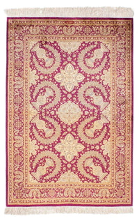 Perzisch tapijt - Ghom - 148 x 98 cm - paars