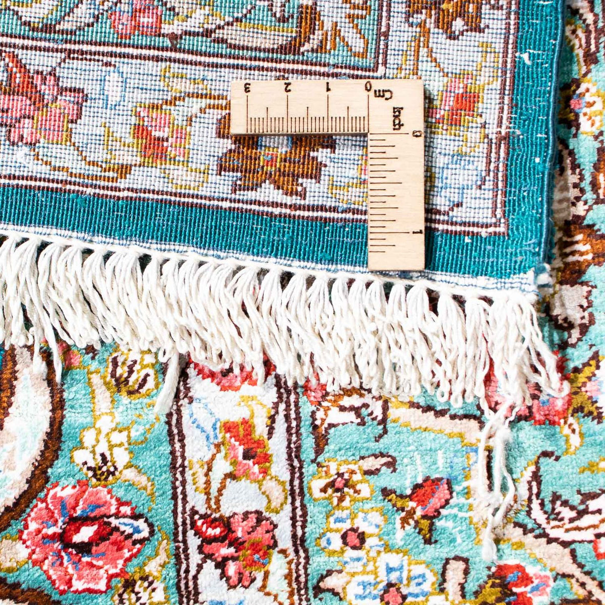 Perzisch tapijt - Ghom - 152 x 100 cm - groen