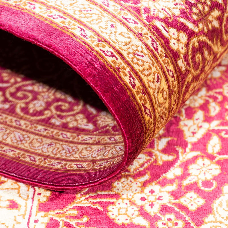 Perzisch tapijt - Ghom - 143 x 95 cm - donkerrood