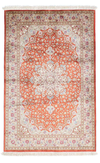 Qom Tapijt 100x149cm - Perzisch tapijt