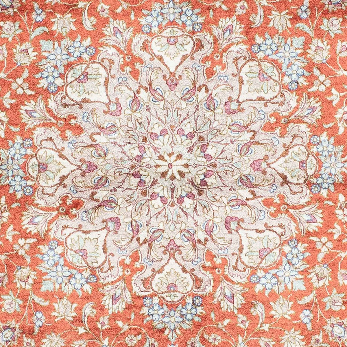 Perzisch tapijt - Ghom - 149 x 100 cm - roest