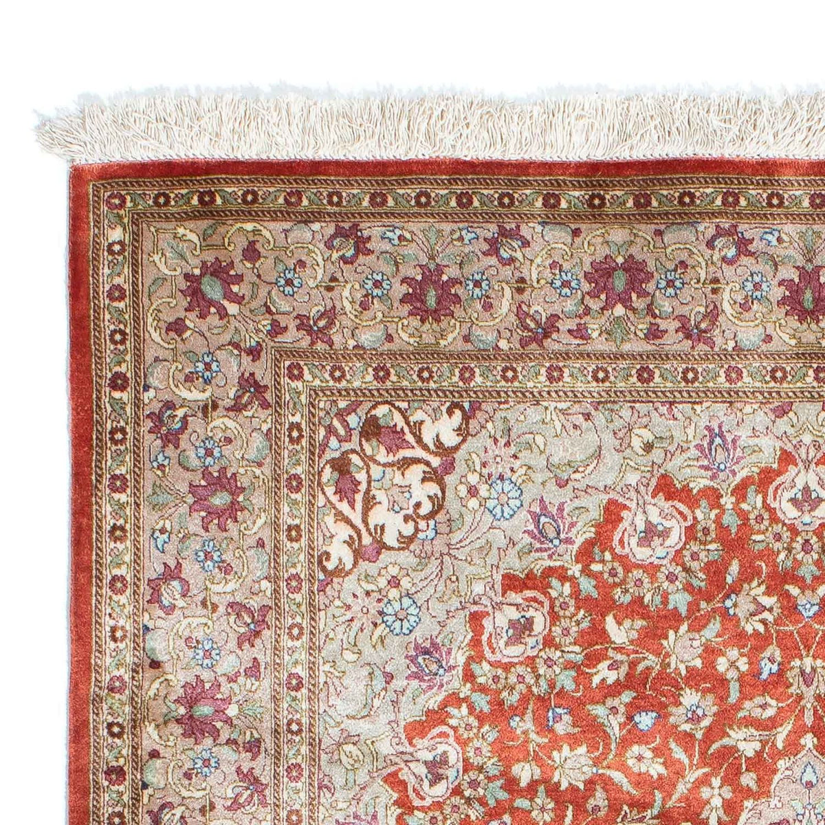 Perzisch tapijt - Ghom - 149 x 100 cm - roest