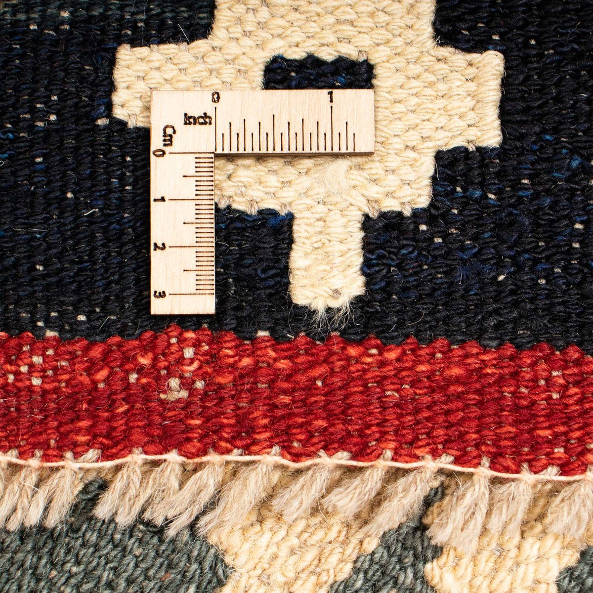 Kelim tapijt - Splash - 199 x 163 cm - veelkleurig