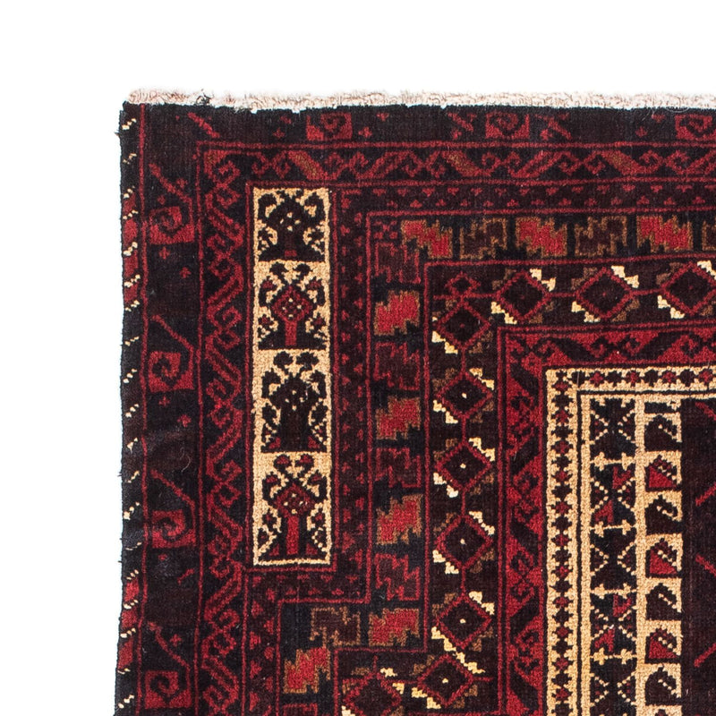 Baluch tapijt - 126 x 86 cm - donkerrood