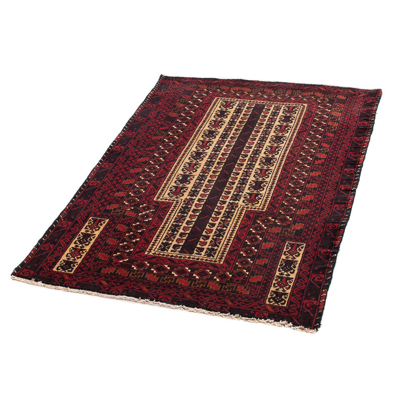 Baluch tapijt - 126 x 86 cm - donkerrood