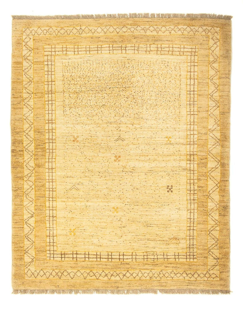 Gabbeh tapijt - Perzisch - 200 x 152 cm - beige