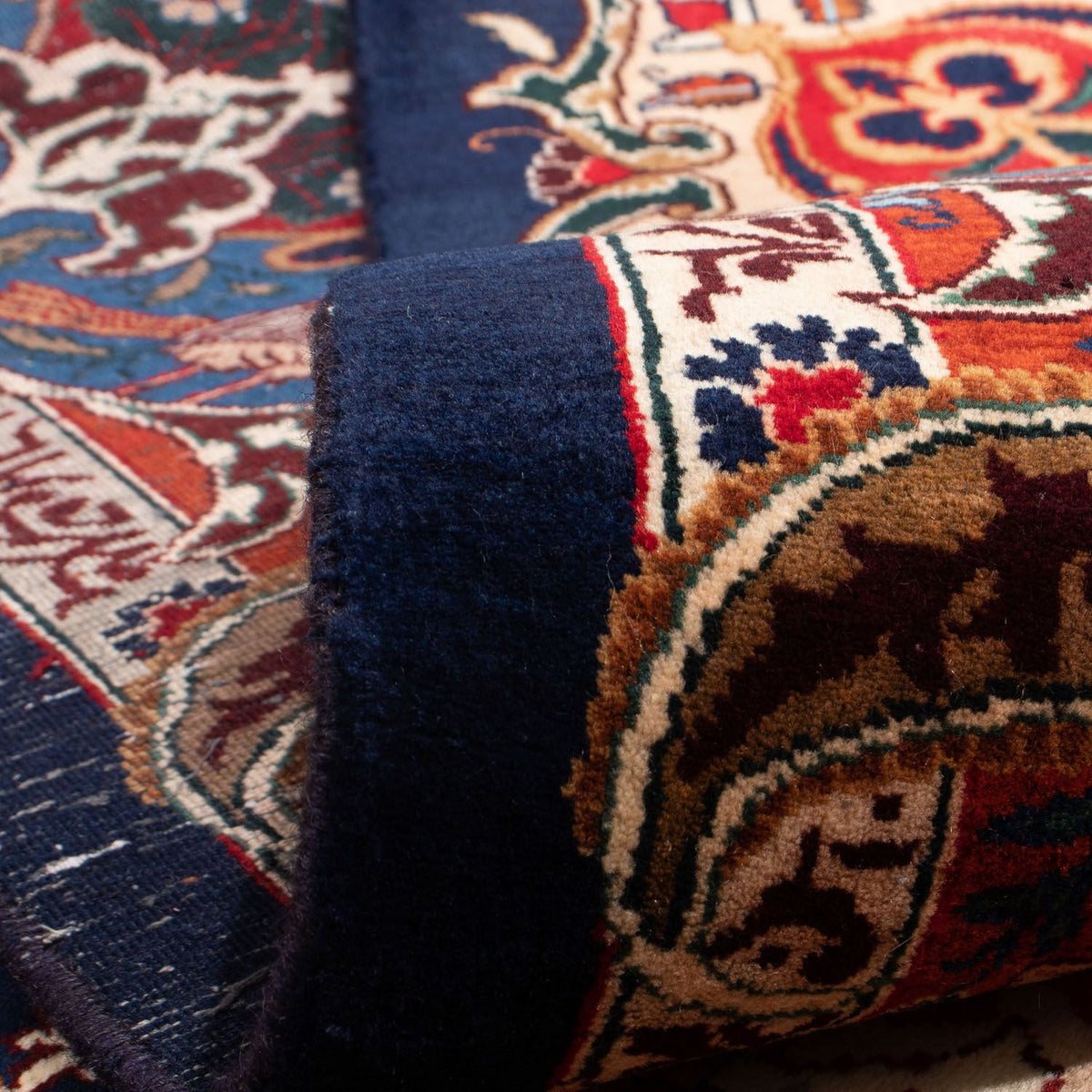 Perzisch tapijt - Klassiek - 365 x 257 cm - donkerblauw