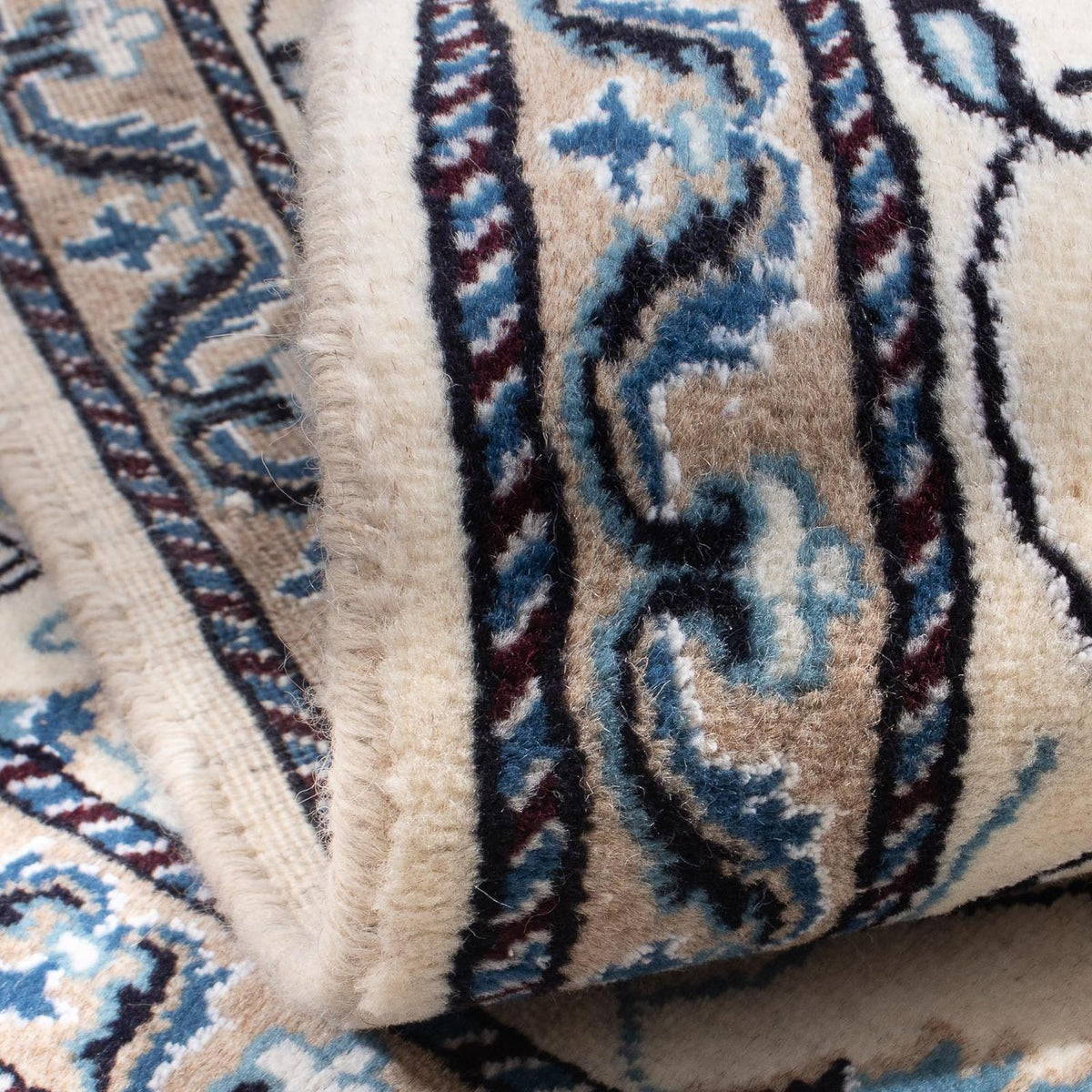 Perzisch tapijt - Nain vierkant  - 194 x 192 cm - donkerblauw