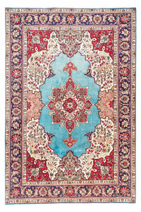 Perzisch tapijt - Tabriz - 300 x 203 cm - turkoois