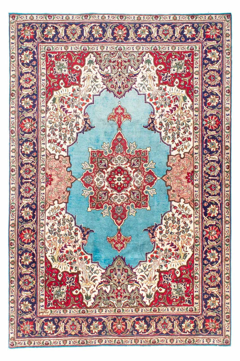 Perzisch tapijt - Tabriz - 300 x 203 cm - turkoois