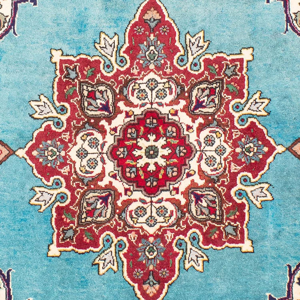 Perzisch tapijt - Tabriz - 300 x 203 cm - turkoois