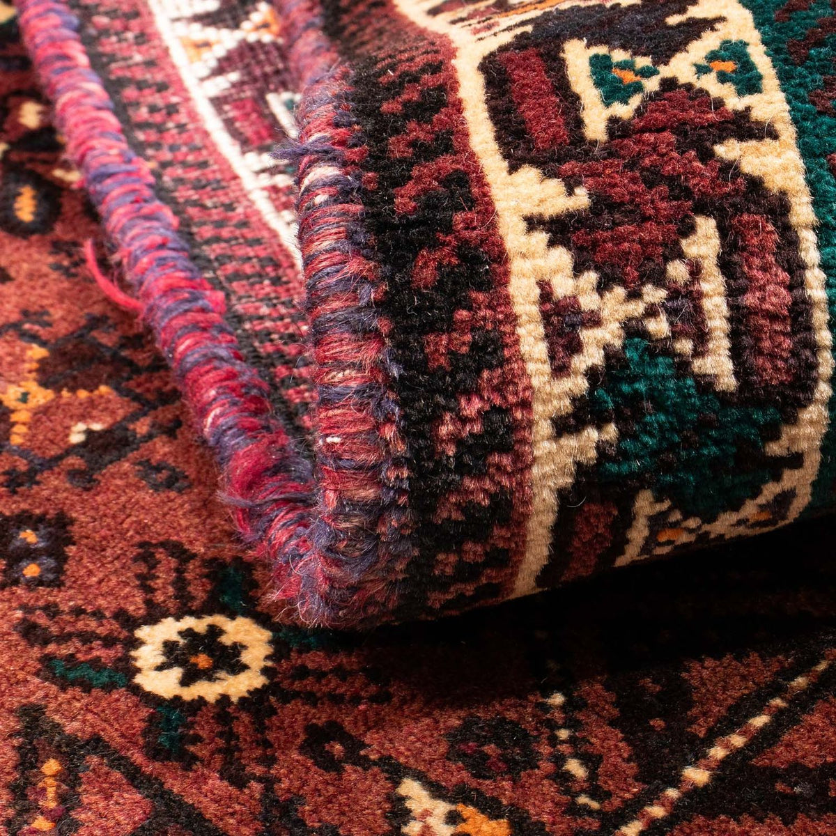 Perzisch Tapijt - Nomadisch - 147 x 107 cm - donkerbruin