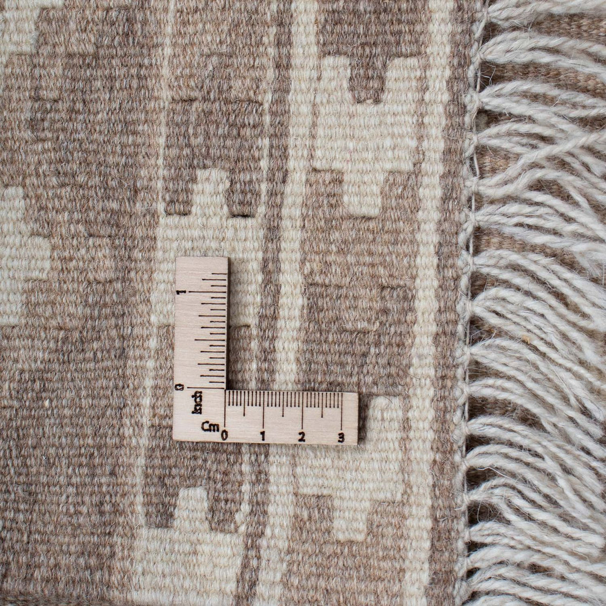 Kelim tapijt - Oosters - 190 x 120 cm - lichtgrijs