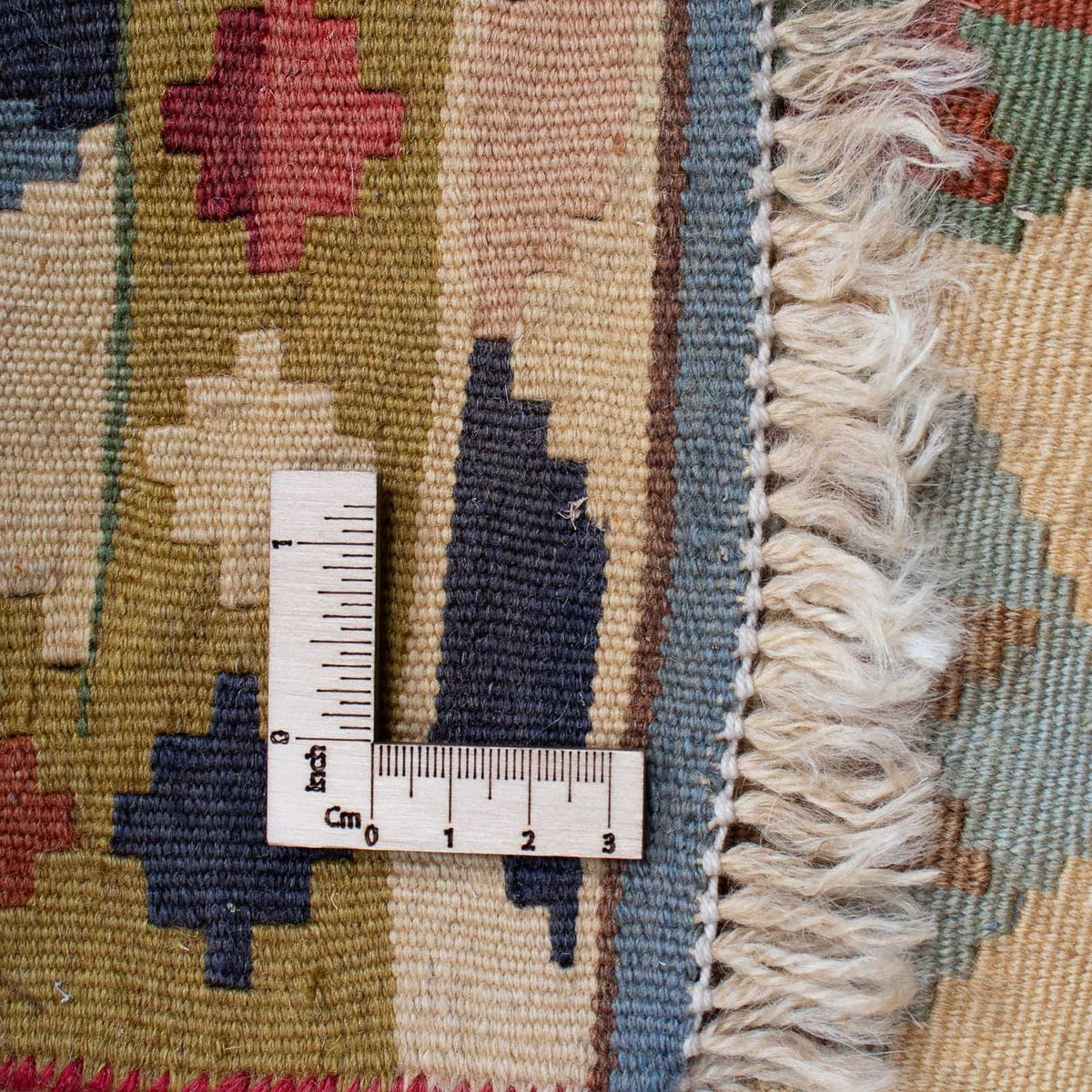 Kelim tapijt - Oosters - 216 x 127 cm - beige