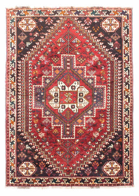 Perzisch Tapijt - Nomadisch - 163 x 112 cm - donkerrood