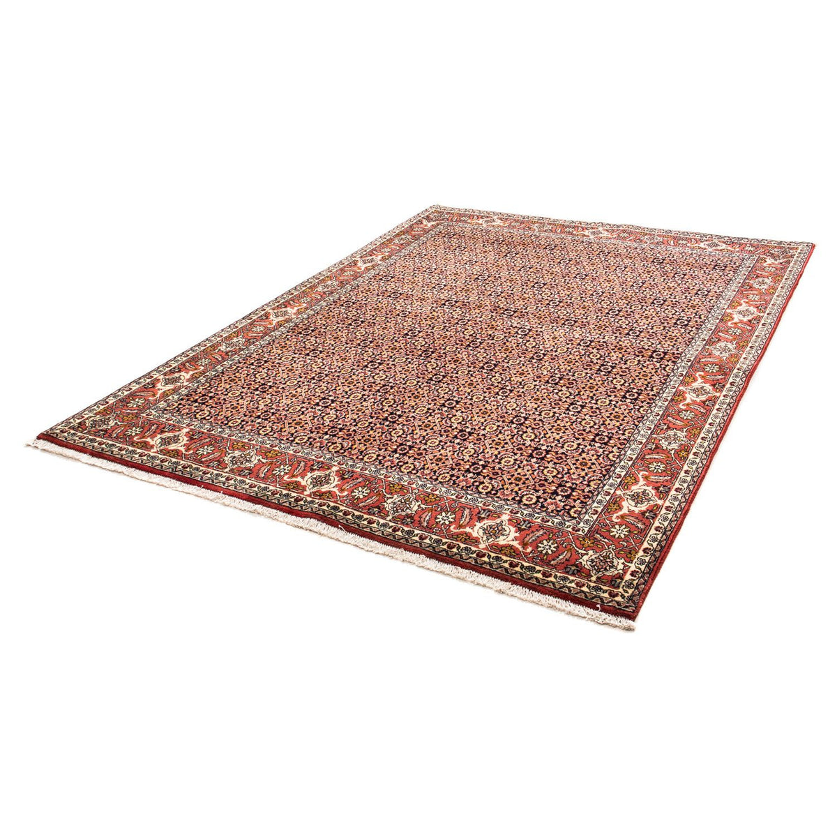 Perzisch tapijt - Bijar - 235 x 171 cm - licht rood