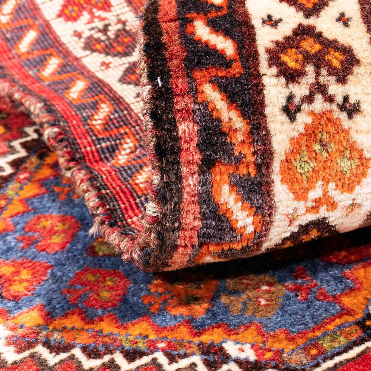 Perzisch Tapijt - Nomadisch - 124 x 80 cm - donkerrood