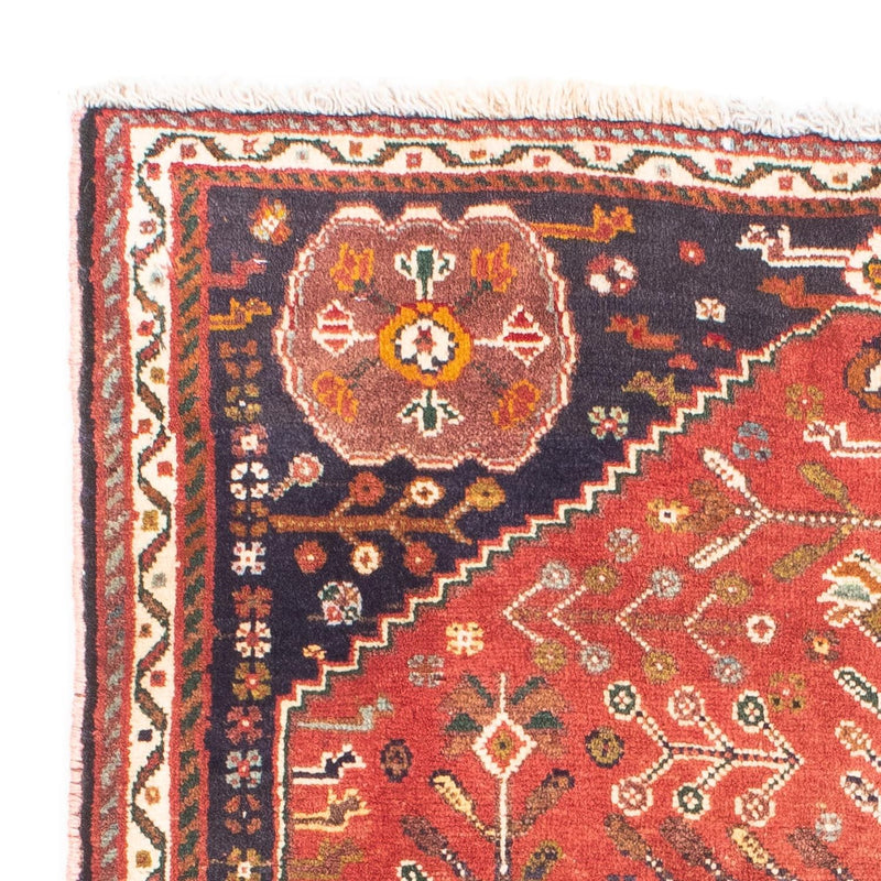 Perzisch Tapijt - Nomadisch - 136 x 92 cm - donkerrood