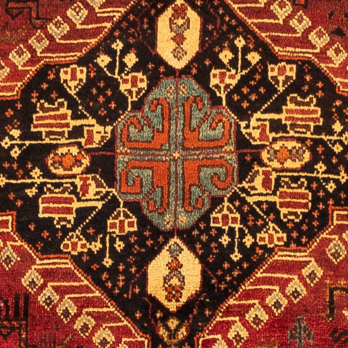 Perzisch Tapijt - Nomadisch - 258 x 170 cm - donkerrood