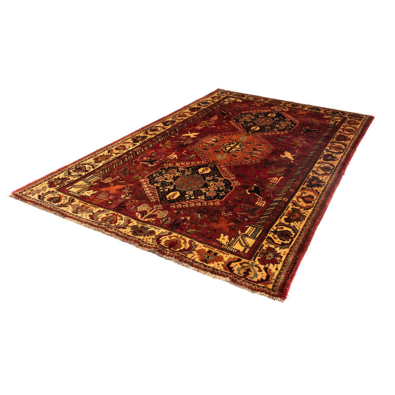 Perzisch Tapijt - Nomadisch - 258 x 170 cm - donkerrood