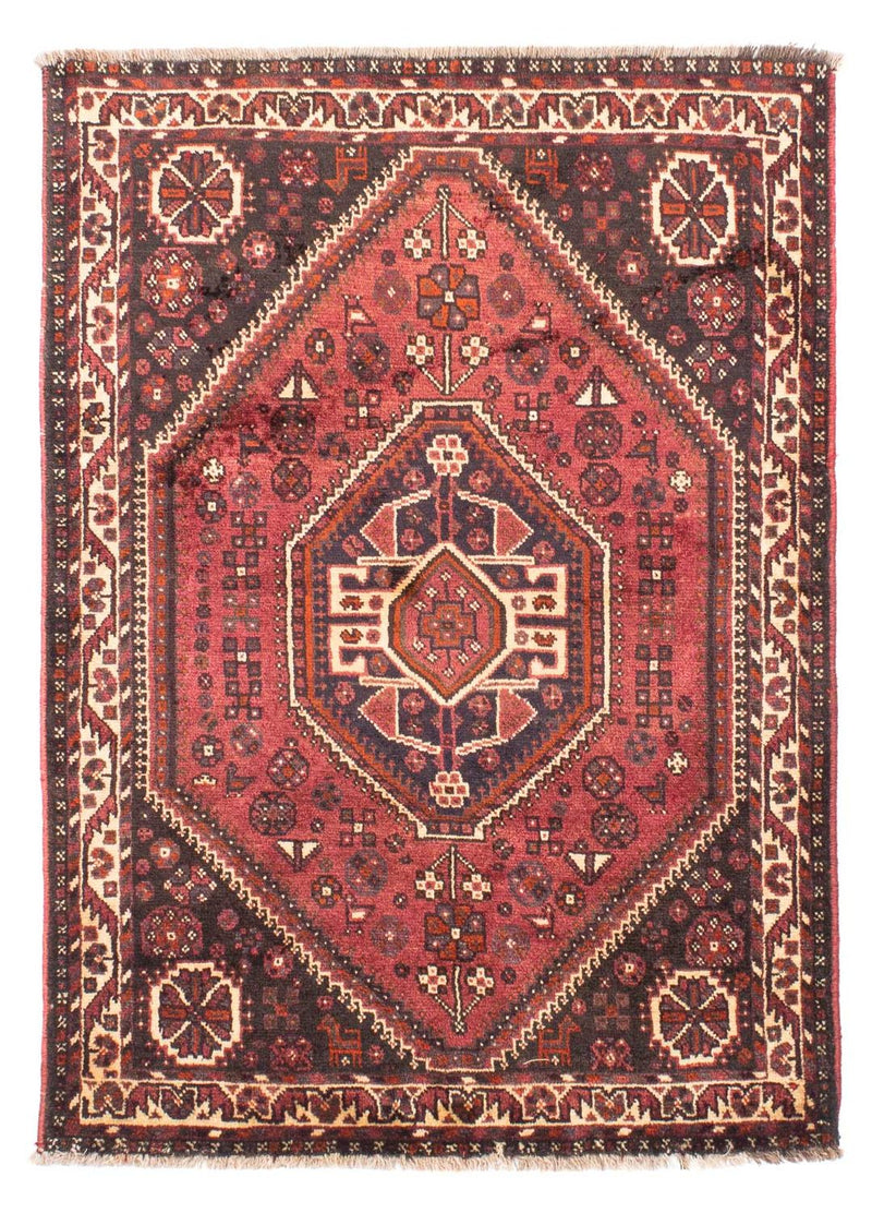 Perzisch Tapijt - Nomadisch - 164 x 118 cm - donkerrood