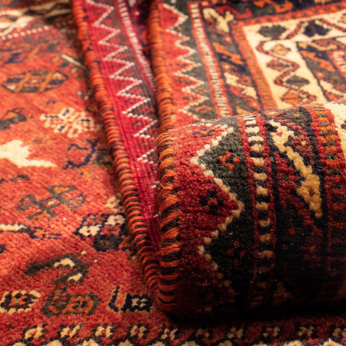 Perzisch Tapijt - Nomadisch - 298 x 178 cm - donkerrood