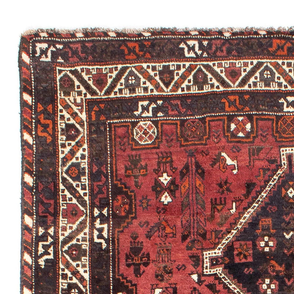 Perzisch Tapijt - Nomadisch - 307 x 210 cm - donkerrood