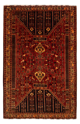 Perzisch Tapijt - Nomadisch - 304 x 204 cm - donkerrood